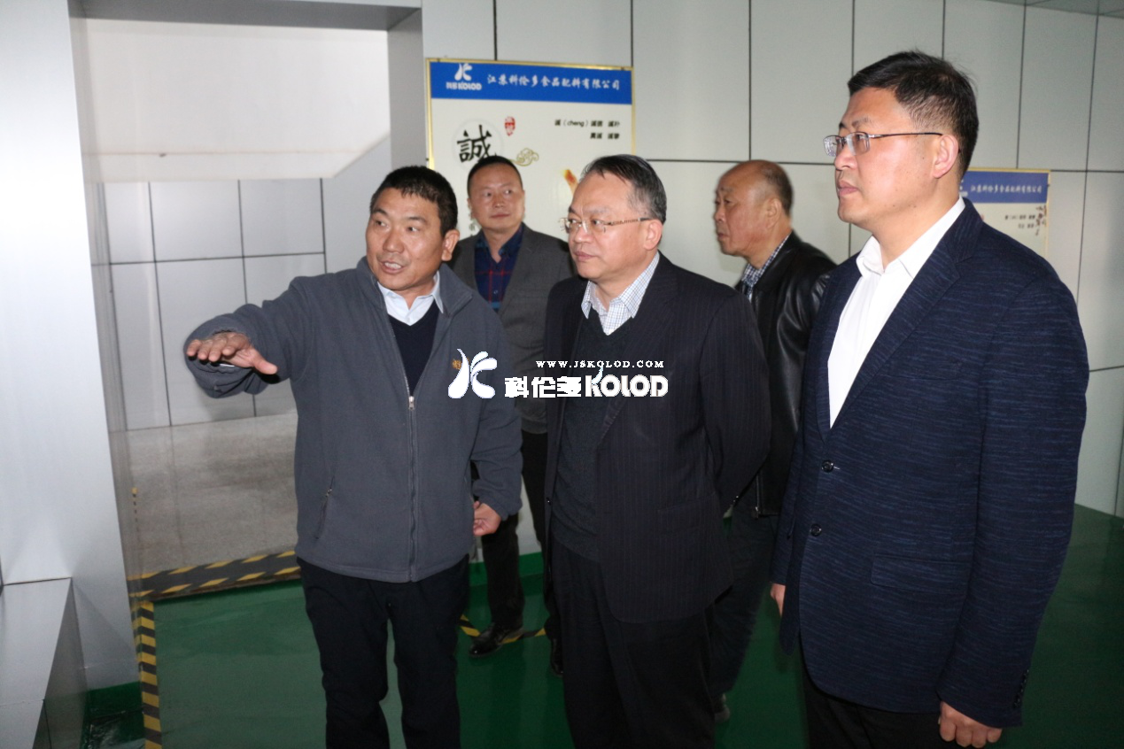 江蘇銀行監(jiān)事長朱其龍蒞臨科倫多集團參觀調(diào)研